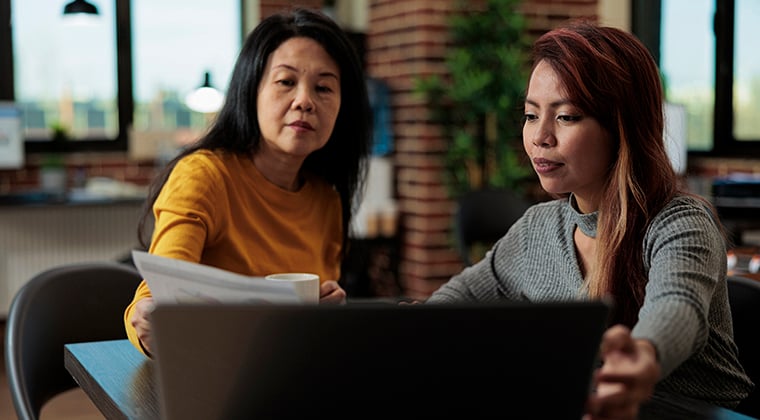 Salesperson selling software